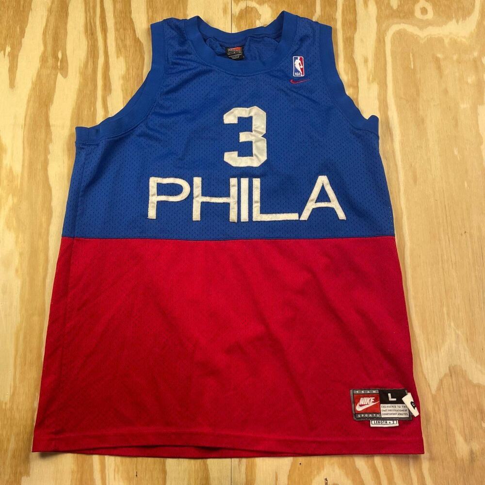 Vintage Y2K Nike Allen Iverson Philadelphia 76ers Jersey – Men’s L